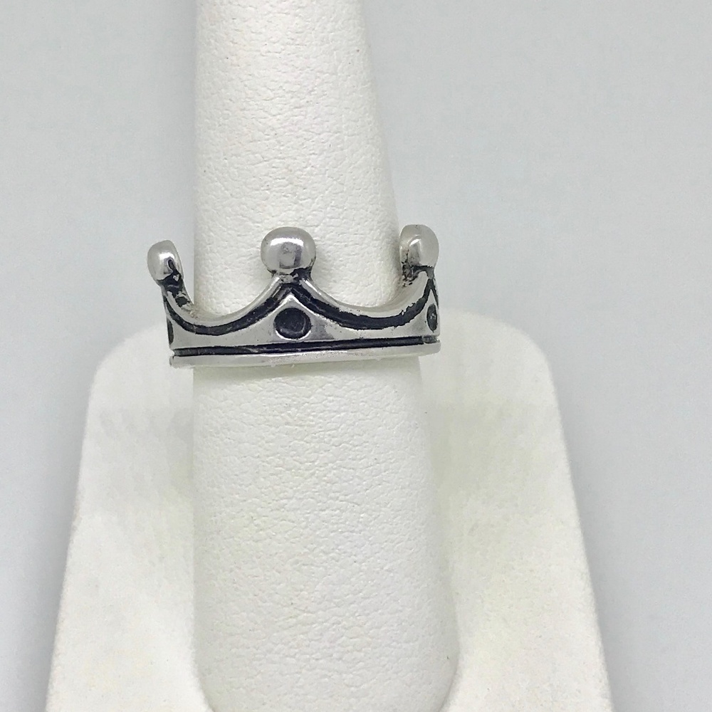 Handmade by me sterling silver .925 crown ring